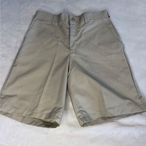 Red Kap Men's PT26 Tan Industrial Work Shorts | Size 32 | 10" Inseam
